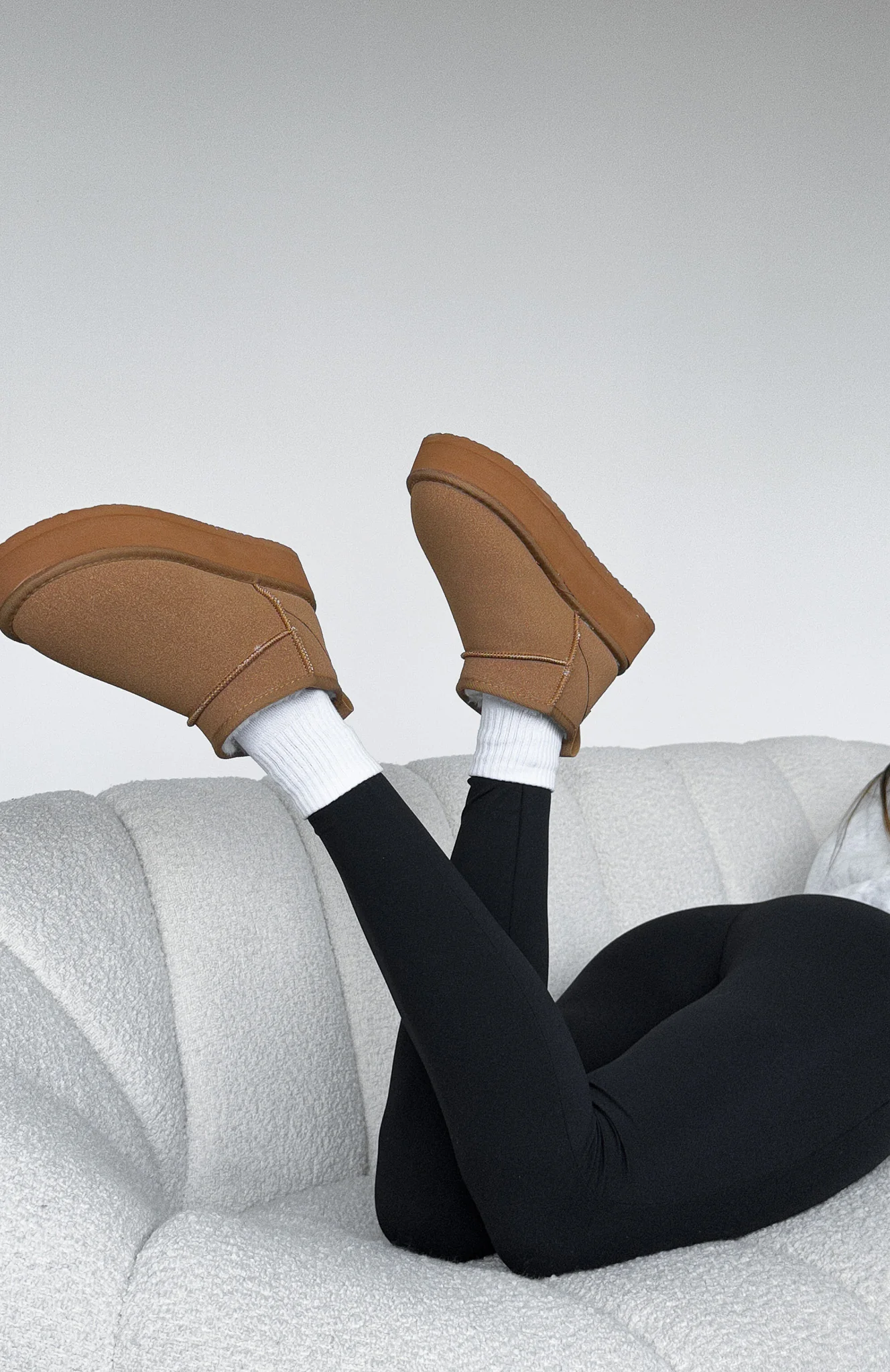Jet Setter Platform Snug Boots Chestnut - Image 8